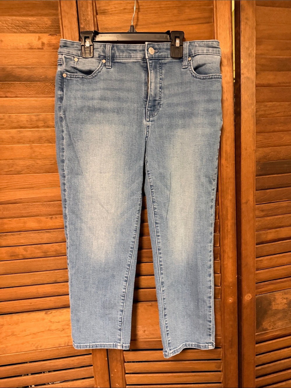 Talbots Light Blue Cropped Stretch Jeans